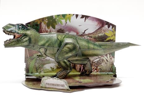 Il tirannosauro e i dinosauri carnivori. Dinosauri 3D. Ediz. illustrata. Con Puzzle - 6