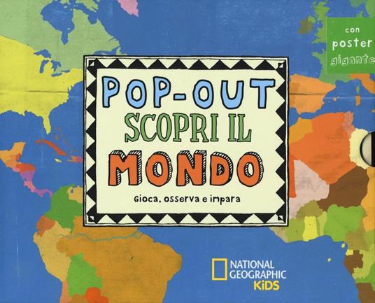 Pop-out scopri il mondo. Gioca, osserva e impara. Ediz. illustrata. Con poster - Frances Castle - copertina