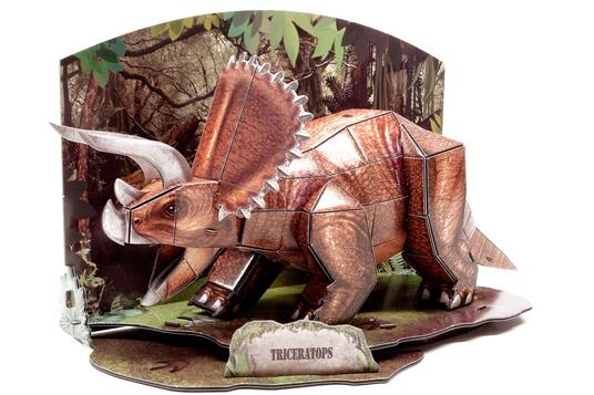 Il triceratopo e i dinosauri corazzati. Dinosauri 3D. Ediz. illustrata. Con Puzzle - 3