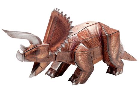Il triceratopo e i dinosauri corazzati. Dinosauri 3D. Ediz. illustrata. Con Puzzle - 4