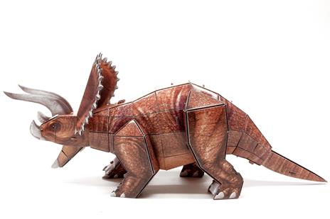 Il triceratopo e i dinosauri corazzati. Dinosauri 3D. Ediz. illustrata. Con Puzzle - 5