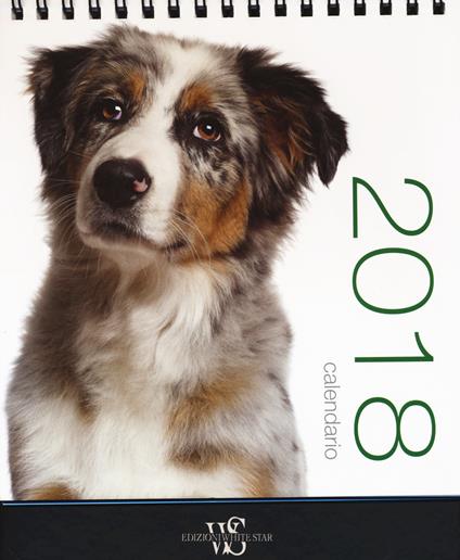 Cani. Calendario da tavolo 2018. Ediz. a colori - copertina