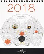 Cani coloring. Calendario da tavolo 2018. Ediz. illustrata