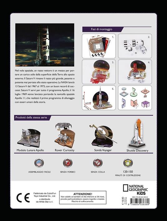 Scopri i segreti dello spazio con il razzo Saturn V. Ediz. a colori. Con gadget - Helaine Becker,Brendan Mullan - 6