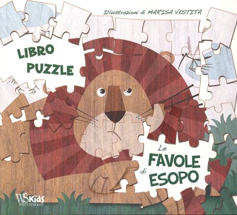 Le favole di Esopo. Libro puzzle - Marisa Vestita - copertina