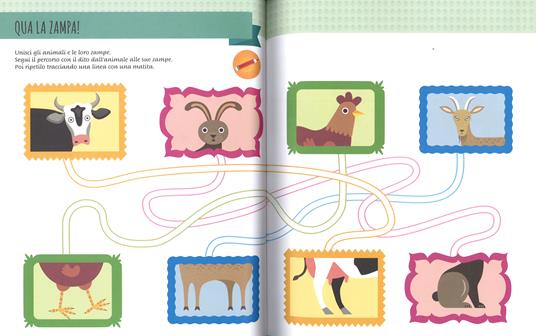 Il mio primo libro della fattoria. 3-4 anni. Montessori: un mondo di conquiste. Con adesivi. Ediz. a colori - Chiara Piroddi - 4