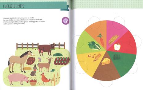 Il mio primo libro della fattoria. 3-4 anni. Montessori: un mondo di conquiste. Con adesivi. Ediz. a colori - Chiara Piroddi - 5