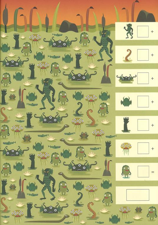 Monsterland. Guarda, cerca... trova! Un libro spaventoso per contare - Agnese Baruzzi - 5