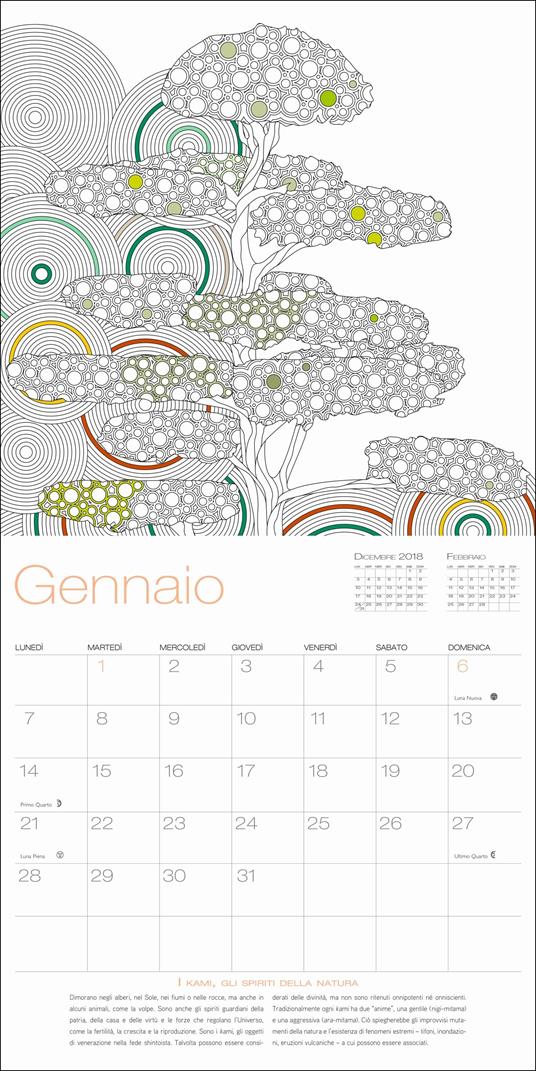 Giardini zen. Calendario da muro 2019 - 2