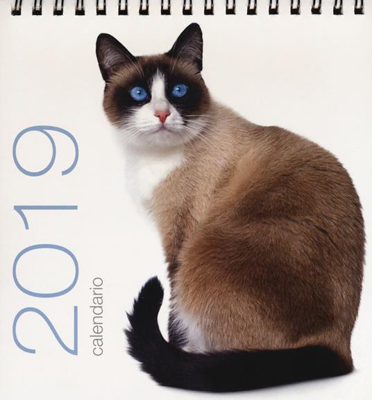 Gatti. Calendario da tavolo 2019 - copertina