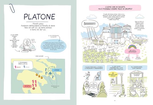 Filocomix. 10 filosofi, 10 approcci alla felicità - Jean-Philippe Thivet,Jérôme Vermer - 3