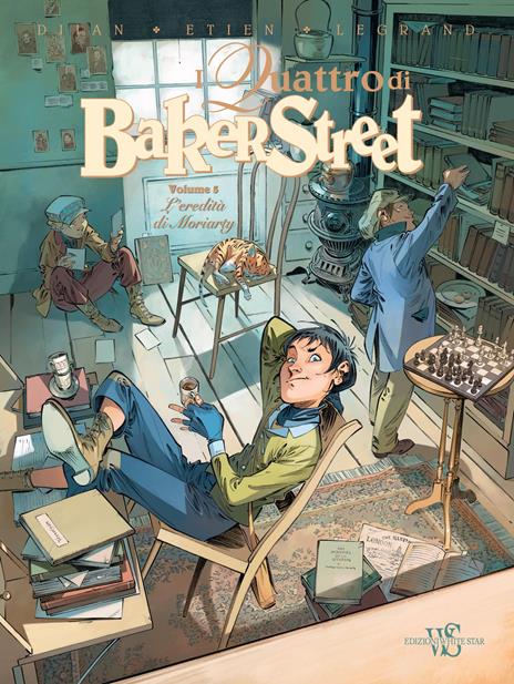 I quattro di Baker Street. Vol. 5: L' eredità di Moriarty - J. B. Djian,David Etien,Olivier Legrand - copertina