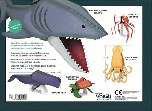 Crea e anima le tue creature marine. Ediz. a colori. Con gadget - Hisao Sato - 4