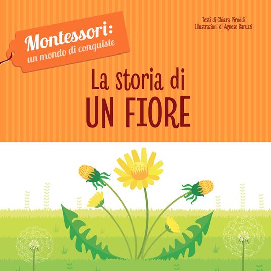 La storia di un fiore. Montessori: un mondo di conquiste. Ediz. a colori - Chiara Piroddi - copertina