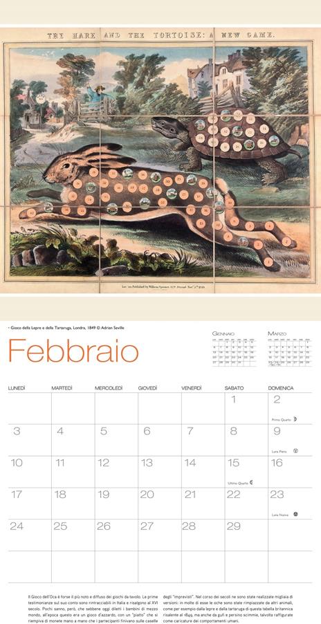Giochi da tavolo vintage. Calendario da muro 2020 - 3