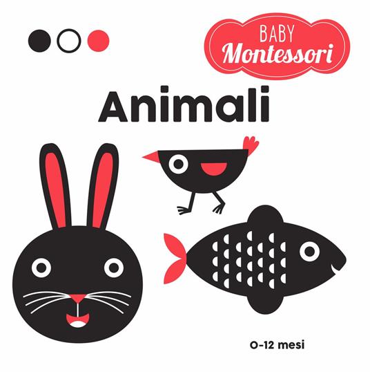 Animali. Baby Montessori. Ediz. a colori - Agnese Baruzzi - copertina