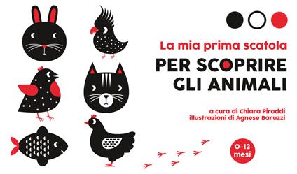 La mia prima scatola per scoprire gli animali. Baby Montessori. Con poster. Con 16 Carte - Chiara Piroddi - copertina