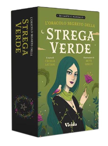 L'oracolo segreto della strega verde. Con 50 Carte - Cecilia Lattari,Betti Greco - copertina