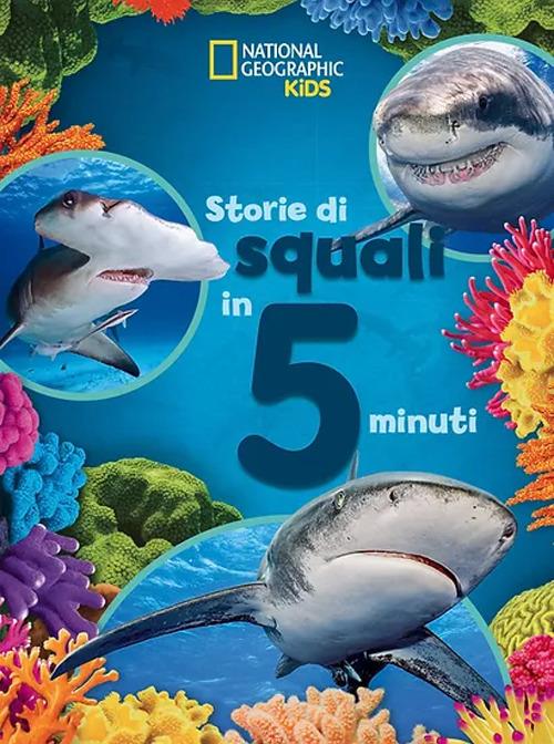 Storie di squali in 5 minuti. Ediz. a colori - Alli Brydon - copertina