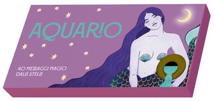 Acquario. Zodiaco in tasca. 40 messaggi magici dalle stelle - Ginny Chiara Viola - copertina