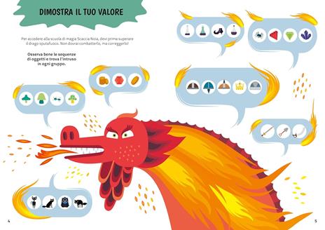 Scuola di magia. Il quaderno di giochi e passatempi per divertirsi ovunque! Gli scaccianoia! - Agnese Baruzzi - 3