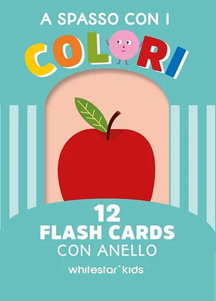 A spasso con i colori. Flash cards con anello - copertina