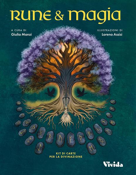 Rune & magia. Kit di 24 carte per la divinazione. Con Carte - copertina