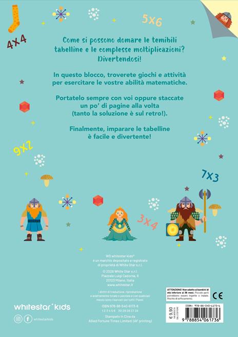 100 giochi per domare le tabelline. Pazzi per la matematica - 3