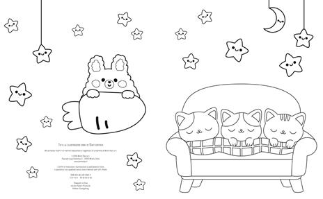 Teneri cuccioli kawaii. Un libro da colorare. Con adesivi. Ediz. illustrata - 2