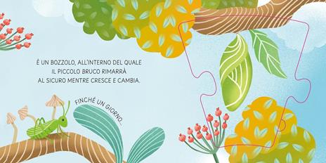 Divento una farfalla. Un puzzle per crescere. Ediz. a colori - Ester Castelnuovo - 5