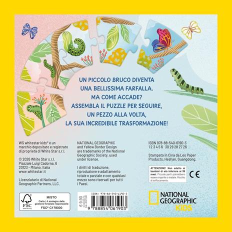 Divento una farfalla. Un puzzle per crescere. Ediz. a colori - Ester Castelnuovo - 8