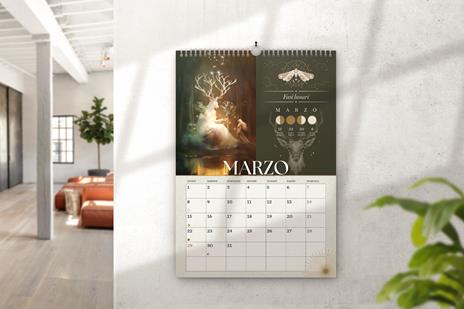 Erbe e streghe. Calendario da muro vivida 2027 - 2