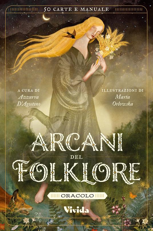 Arcani del folklore. Oracolo. Con 50 carte - copertina