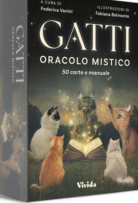 Gatti. Oracolo mistico. 50 carte. Con manuale - copertina