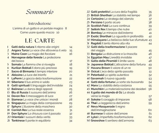 Gatti. Oracolo mistico. 50 carte. Con manuale - 3