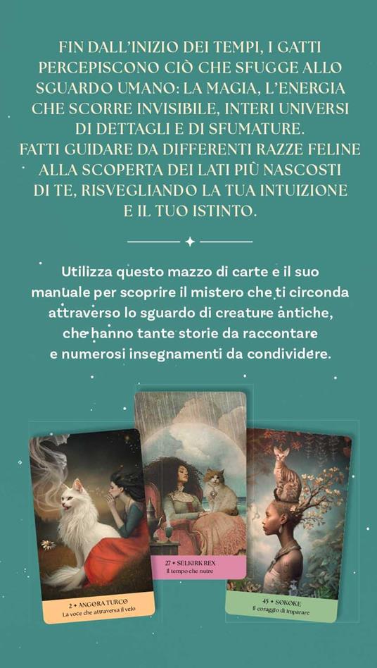 Gatti. Oracolo mistico. 50 carte. Con manuale - 4