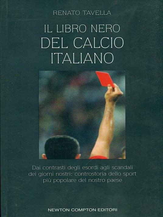 Il libro nero del calcio italiano - Renato Tavella - copertina