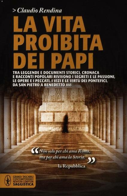 La vita proibita dei papi - Claudio Rendina - copertina