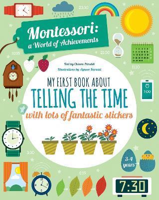 My First Book About Telling Time: Montessori Activity Book - cover