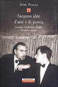 Saranno idee d'arte e di poesia - Neri Pozza - copertina