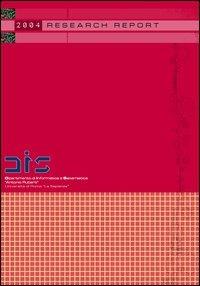 Research report 2004 - copertina