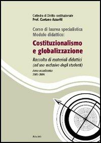 Costituzionalismo e globalizzazione - Gaetano Azzariti - copertina