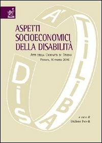 Aspetti socioeconomici della disabilità - Giuliana Parodi - copertina