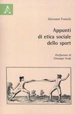 Appunti di etica sociale dello sport