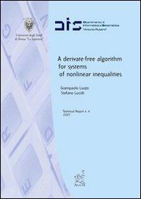 Derivative-free algorithm for systems of nonlinear inequalities (A) - Giampaolo Liuzzi,Stefano Lucidi - copertina