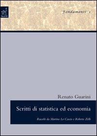 Scritti di statistica ed economia - Renato Guarini - copertina