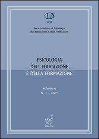 Psicologia dell'educazione e della formazione (2007). Vol. 1 - Giancarlo Tanucci - copertina