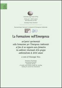 La formazione nell'emergenza. Un'ipotesi sperimentale sulla formazione per l'emergenza ambientale al fine di un rapporto auto-formativo... - Michele Ambrosio,Elisabetta Cecchi,Giuseppe Sica - copertina
