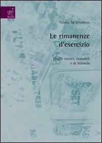 Le rimanenze d'esercizio. Profili teorici, contabili e di bilancio - Tiziana De Cristofaro - copertina