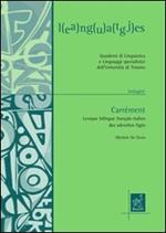 Carrèment. Lexique bilingue Français-italien des adverbes figès